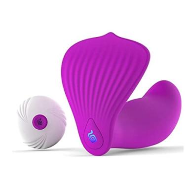 Imagem de Vibrador Brinquedos Sexuais Ponto G Estimulador Clitóris 10 Modos Controle Remoto Sem Fio Zatla Shop (Roxo)