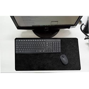 Imagem de Mouse Pad/Desk Pad Grande 30x70cm - Linha Office - Preto Manchado