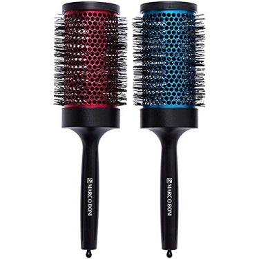 Imagem de KIT 2 ESCOVA TÉRMICA METALICA VAZADA 74MM MARCO BONI