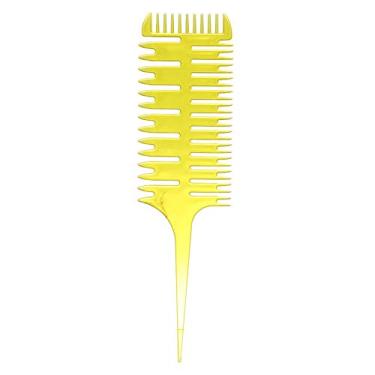 Imagem de Galori Pente de destaque de corte Tingimento de cabelo Pente 3-Way Sectioning Highlight Pente Professional Weave Tecelagem Pente Tintura de Cabelo Styling Ferramenta Para Uso Do Salão de Beleza