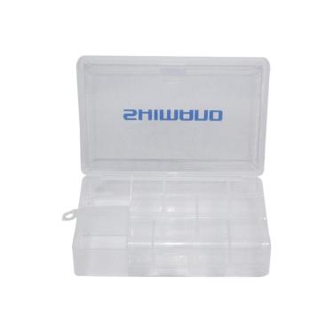 Imagem de Caixa Estojo Shimano Tackle Box Small TB-018 Para Isca Artificial 6 Divisórias