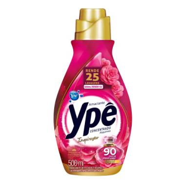 Imagem de Ypê - Amaciante de Roupas Concentrado Alquimia Inspiração 500 ml , Azul, Frasco