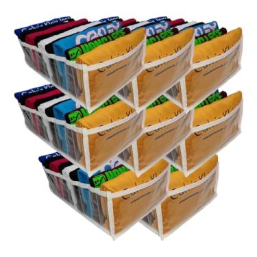 Imagem de KIT 8 COLMEIAS ORGANIZADORAS G (10X25X35) PARA CAMISETAS 8G - PUPILAR