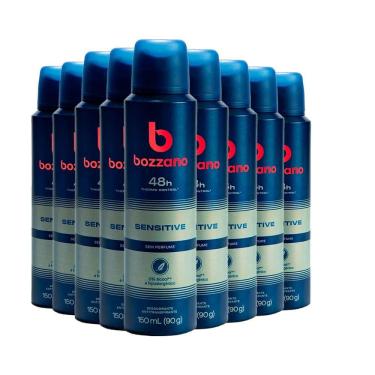 Imagem de Kit Desodorante Aerosol Bozzano Sem Perfume 90g - 9 unidades