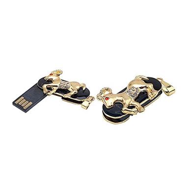 Imagem de 128 GB Metal Doze Constelações Forma USB Flash Drive USB 2.0 Stick USB Memory Stick Data Storage Pen Drives Flash Disk USB Drive U Stick Pen Drive (Áries)