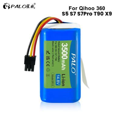 Imagem de Bateria para aspirador robô  baterias de substituição para Qihoo 360  S5  S7  S7Pro  T90  X9  14.8V
