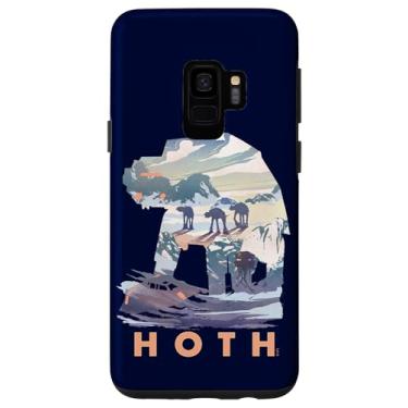 Imagem de Galaxy S9 Star Wars Hoth AT-AT Silhouette Fill Case