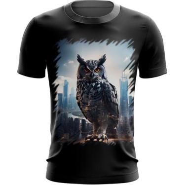 Imagem de Camiseta Dryfit Coruja Metropolitana Design 1 - Kasubeck Store