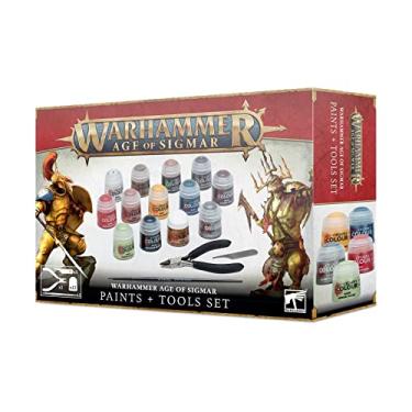 Imagem de Warhammer Age of Sigmar Paint & Tool Set