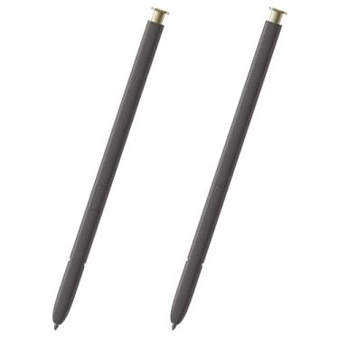 Imagem de Pacote com 2 canetas de reposição para Galaxy S24 Ultra Stylus para Samsung Galaxy S24 Ultra S24 Ultra 5G Galaxy S24 Ultra S sem Bluetooth (ouro amarelo)
