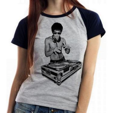 Imagem de Baby Look Blusa Feminina Ou Camiseta Unissex  Bruce Lee Tony Stark Gue