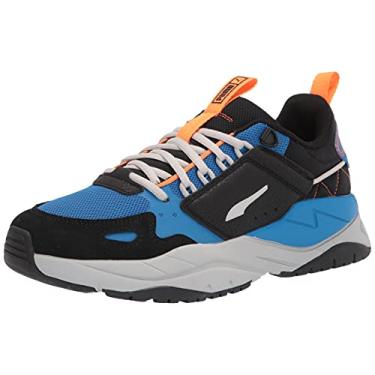 Imagem de PUMA Tênis masculino X-ray 2, Puma preto-cinza, violet-future, azul, vibrante, laranja-puma branco, 4.5