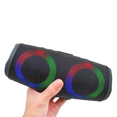 Imagem de Caixa Caixinha De Som Bluetooth Pendrive Cartão SD Portátil 40w RGB Bivolt