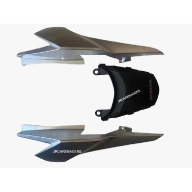 Imagem de Kit carenagem rabeta titan 160 2022 cor prata force completa - SPORTIV