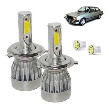 Imagem de Kit Super Led Chevette 1978 1979 1980 1981 1982 Farol Alto e Baixo H4 