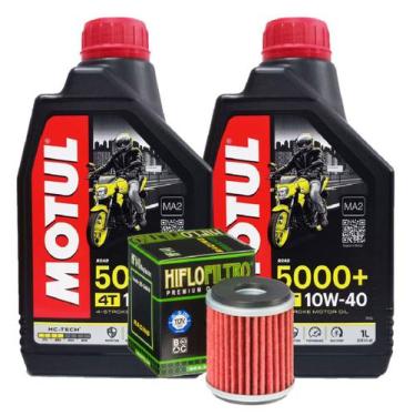Imagem de Troca de Óleo Fazer 250 / Teneré 250 / Lander 250 / Xmax 125 Motul 10w