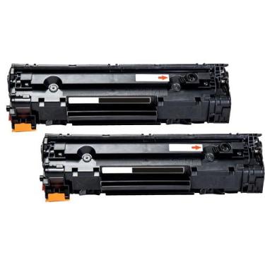 Imagem de kit 2 toner CB435 compatível para impressora HP P-1006 - Bulk Ink do B