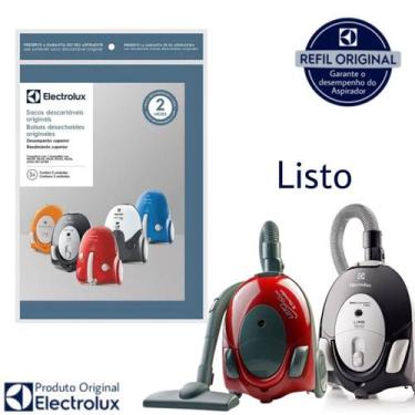 Imagem de Kit 3 Sacos Aspirador de Pó Electrolux Original - Listo (SBENE)