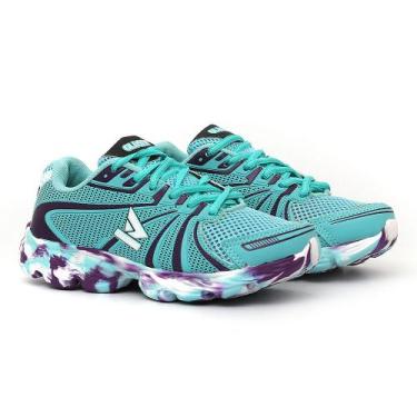 Imagem de tenis feminino oldsen colorado macio casual levinho academia colorido,