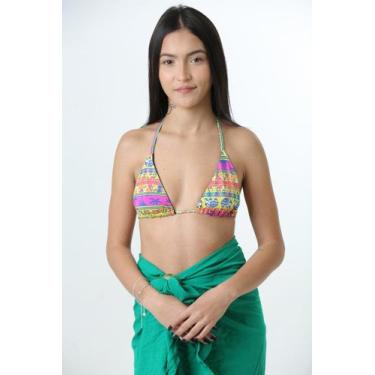 Imagem de Cortininha Estampado Elefante - Mariazinha da Praia, M