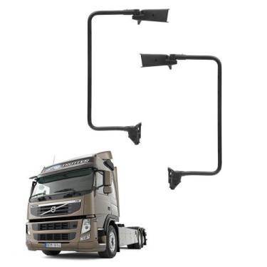 Imagem de Braço Retrovisor p Volvo VM 2006 em Diante c Auxiliar LE LD - Fabbof