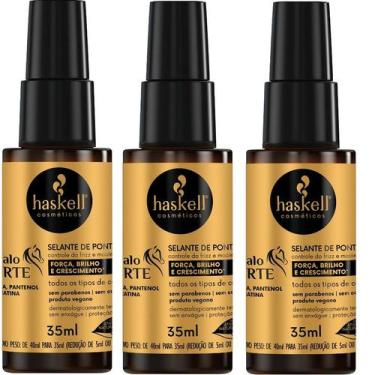 Imagem de Kit 3 Selante Pontas Cavalo Forte Haskell Sérum Fina 35 ML