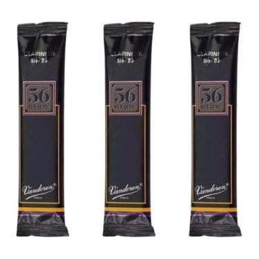 Imagem de Kit 3 Palhetas Clarinete SIb 3 Rue Lepic 56 CR503 Vandoren