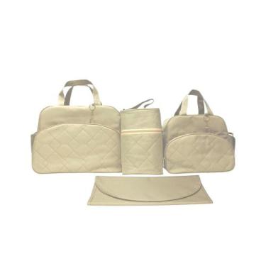 Imagem de kit bolsa maternidade Losango de Neném - Hyno Kids, BEGE