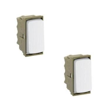 Imagem de Kit 2 Modulo Interruptor Paralelo Branco Zeffia Pial 680151 - Pial Leg