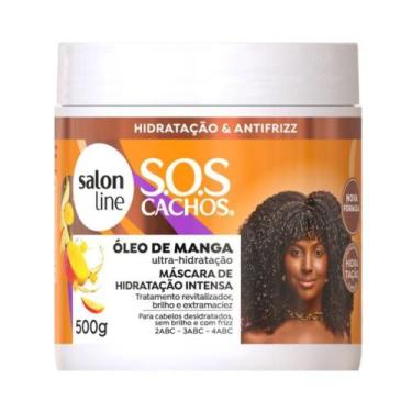 Imagem de Máscara de Hidratação Intensa Salon Line Sos Cachos Óleo de Manga 500g
