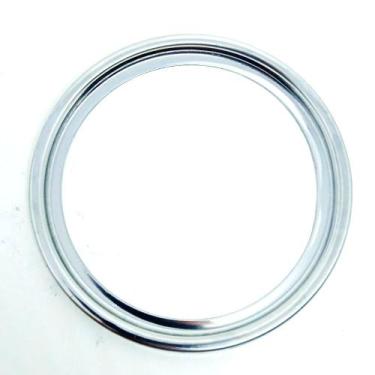 Imagem de Porta Grelha Inox Redondo P/ Ralo Click 15cm Cromado  - Montelar Acaba