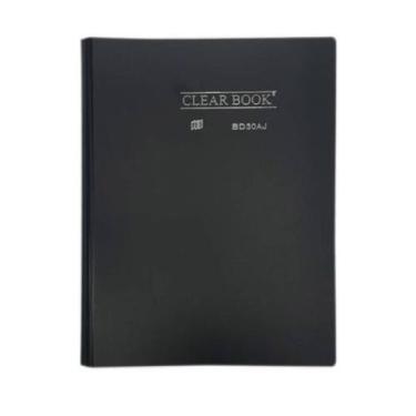 Imagem de Pasta Catálogo A4 com 30 Folhas Clearbook Yes Resistente, Preto