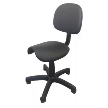 Imagem de Cadeira sela  com encosto secretaria  com regulagem de altura  corano 
