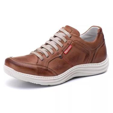 Imagem de Sapatenis Masculino casual Comfort Couro 3000 - Ranster, Castor, 40