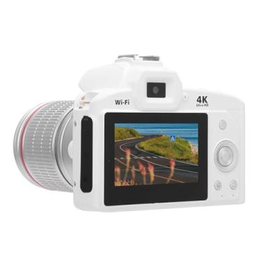 Imagem de Câmera Digital 4K Com MP3 Player Câmera Vlogging de 64MP Com Zoom 16x 120 Graus Grande Angular Câmeras de Viagem Compactas Anti-shake de 3 Polegadas para Gravação da Vida
