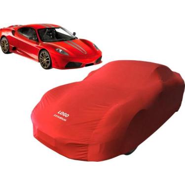 Imagem de Capa Para Cobrir Carro Ferrari F430 Tecido Helanca - Mz, Vermelha