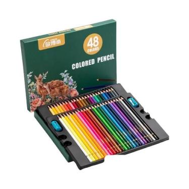 Imagem de Conjunto de Lápis de Cor Profissional - 48/72/120/150/200 Cores Aquare
