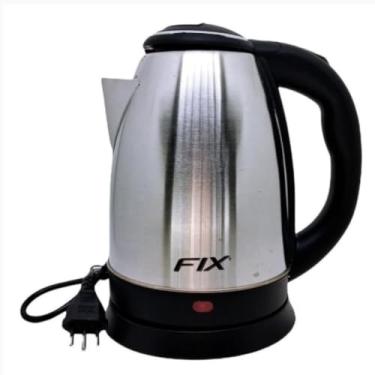 Imagem de Chaleira Elétrica Inox 1,8L, Fervura Rápida, Auto Desligamento, Base 360°, Econômica, Portátil, Perfeita para Chá, Café e Água Quente, Design Seguro e Moderno, 127V/220V