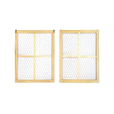 Imagem de Cregugua Moldura de Arame para Galinha, Pacote com 2 Unidades, Moldura de Madeira Inacabada para Artesanato Caseiro (Externo 12 X 16 Pol., Interno 10,3 X 14 Pol.)