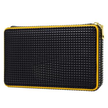 Imagem de Pequeno Caixa de charuto de cedro com capa de borracha de silicone, isqueiro, tesoura, quatro compartimentos para cigarro, caixa portátil para charutos, pode acomodar quatro charutos Feito à mão