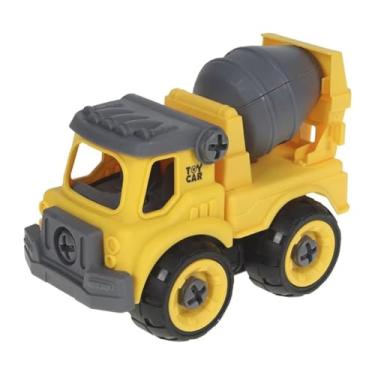 Imagem de Caminhão De Construção Monta e Desmonta Guindaste Betoneira