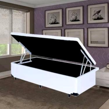 Imagem de Cama Box Baú Solteiro Especial Blindada 78x188x40cm