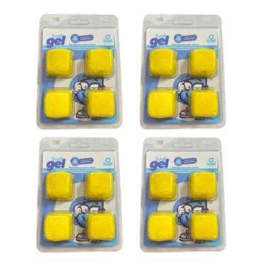 Imagem de Kit 4 Suall Gel Clarificante Piscina Igual ao KeepClor Gel