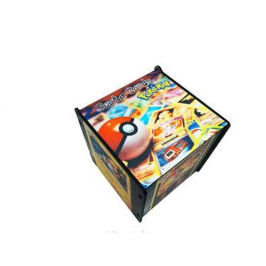 Imagem de Caixa Box Pokemon Personalizada 21x12x10cm MDF
