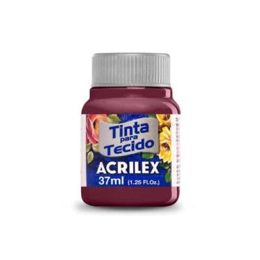 Imagem de Tinta Para Tecido Acrilex Fosca 37ml Escolha a Cor, 588 - VERMELHO QUE