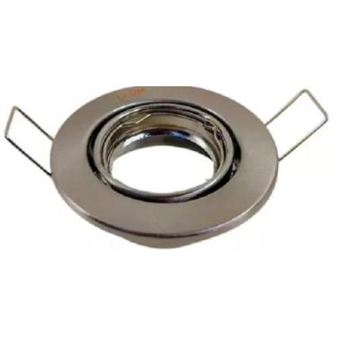 Imagem de Spot Redondo Embutir 1 Lamp. Dicroica - Níquel Bronzearte