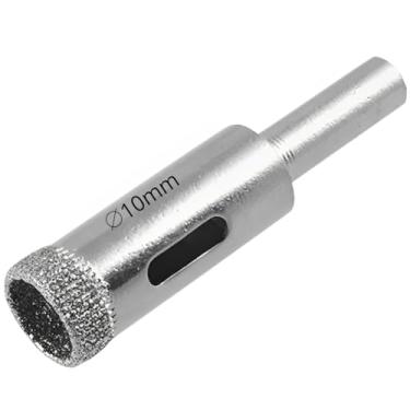 Imagem de Serra Copo Diamantada Refrigerada 10mm Porcelanato Vidro Mármore | Fertak