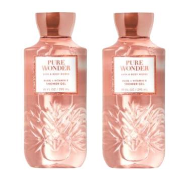 Imagem de Bath and Body Works Pure Wonder Gel de banho 290 ml, pacote com 2 (maravilha pura)