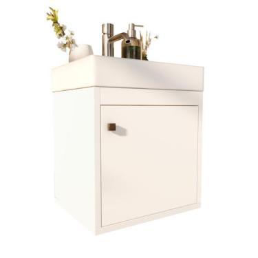 Imagem de Gabinete Supenso Armario Para Banheiro Lavatorio (Sem Cuba) - OFERTAMO