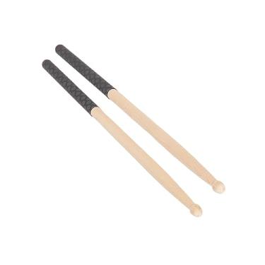Imagem de 5A Tambor Sticks Bordo Madeira Dica Baquetas Anti Slip Punho De Borracha Acessórios Para Instrumentos Musicais Para Adultos Crianças Iniciantes (Padrão de escala de peixes)